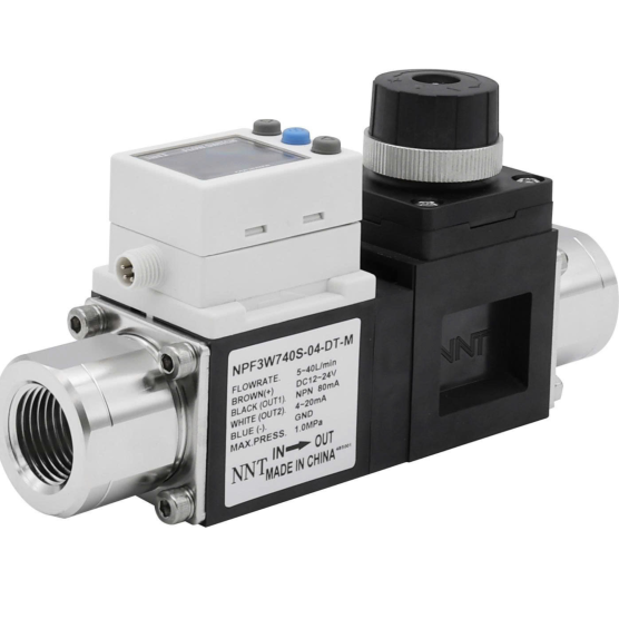Cảm biến lưu lượng nước kỹ thuật số NNT NPF3W – Nhỏ gọn hơn 40%, dải đo 0,5–40 Lphút, hỗ trợ IO-Link