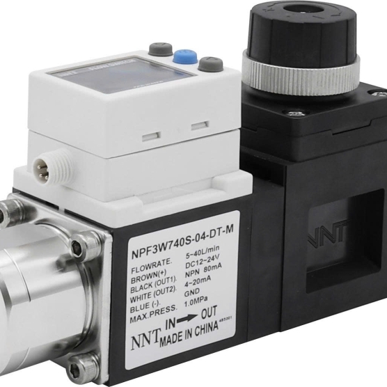Cảm biến lưu lượng nước kỹ thuật số NNT NPF3W – Nhỏ gọn hơn 40%, dải đo 0,5–40 Lphút, hỗ trợ IO-Link