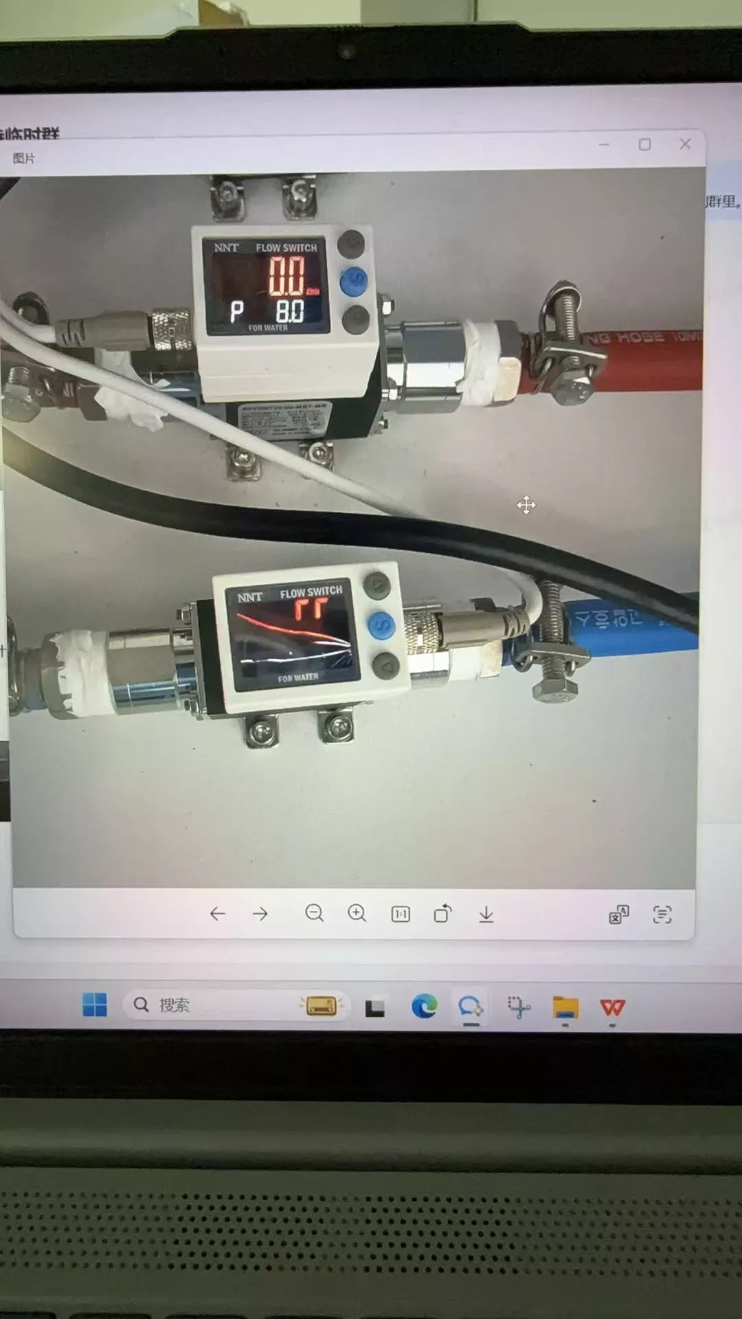 Hệ thống tham số kép NNT giám sát lưu lượng nước và nhiệt độ trong lò phản ứng CVD bán dẫn