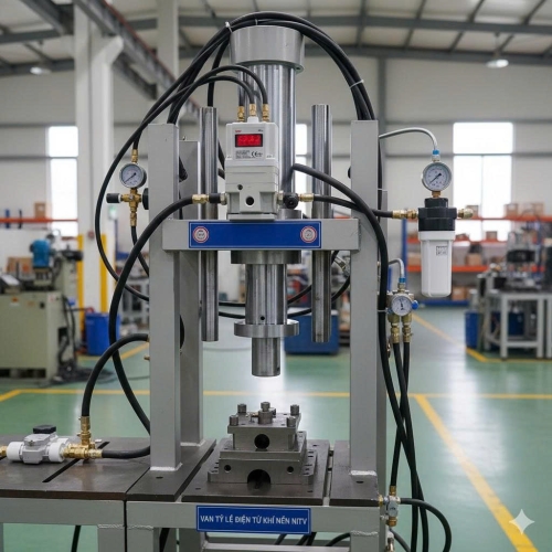 Phân tích kịch bản ứng dụng van tỷ lệ điện trong máy ép khí nén