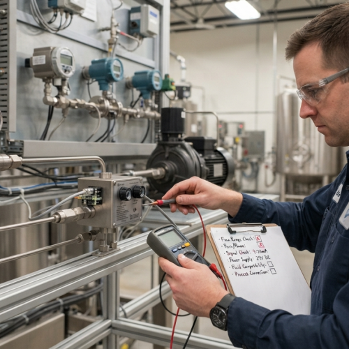 Checklist trước khi đặt Liquid Flow Controller